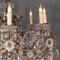 Lustres Style Louis XV Vintage en Cristal à 8 Branches, Set de 2 12