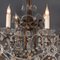 Vintage Kristallglas Kronleuchter mit 8 Leuchten im Louis XV Stil, 2er Set 10
