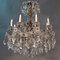 Lustres Style Louis XV Vintage en Cristal à 8 Branches, Set de 2 4