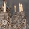 Lustres Style Louis XV Vintage en Cristal à 8 Branches, Set de 2 17