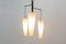Moderne italienische architektonische Deckenlampe aus Muranoglas, 1950er 2