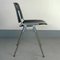 Black Lacquered Castelli Dsc 106 Stacking Chairs by Giancarlo Piretti, Set of 4 6