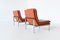 Belgian Beaufort Style Cognac Leather Lounge Chairs, 1960s, Set of 2, Image 2