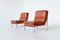 Belgian Beaufort Style Cognac Leather Lounge Chairs, 1960s, Set of 2 6