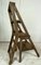 Early 20th Century French Library Metamorphic Step Ladder Chair 2