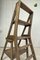 Early 20th Century French Library Metamorphic Step Ladder Chair 11