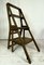 Early 20th Century French Library Metamorphic Step Ladder Chair 1