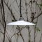 Weiße italienische Mid-Century Deckenlampe aus Porzellan 8