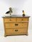 Antique Pine Farmhouse Chest of Drawers with Marble Top, 1920s 11
