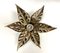 Belgian Brass Flower Wall Light by Willy Daro for Massive, 1970s, Image 16