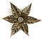 Belgian Brass Flower Wall Light by Willy Daro for Massive, 1970s, Image 3