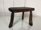 French Brutalist Tripod Milking Stools, 1960s, Set of 2, Image 10