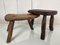 French Brutalist Tripod Milking Stools, 1960s, Set of 2, Image 2