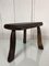 French Brutalist Tripod Milking Stools, 1960s, Set of 2, Image 6
