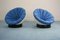 Vintage Sunflower Lounge Chairs by Luciano Frigerio, 1960s, Set of 2 1