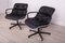 Black Leather Desk Chair by Charles Pollock for Knoll Inc. / Knoll International, 1970s 11