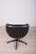 Black Leather Desk Chair by Charles Pollock for Knoll Inc. / Knoll International, 1970s, Image 4