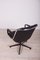 Sedia da scrivania in pelle nera di Charles Pollock per Knoll Inc. / Knoll International, anni '70, Immagine 5