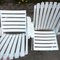 French Wooden Folding Armchairs with Armrests, 1970s, Set of 2 6