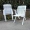 French Wooden Folding Armchairs with Armrests, 1970s, Set of 2 5