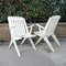 French Wooden Folding Armchairs with Armrests, 1970s, Set of 2 7