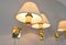 Mid-Century Brass Swivel Arm Sconces by George Hansen for Metalarte, Set of 4 10