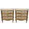 Italian Serpentine Fronted Chest of Drawers, 1960s, Set of 2 1