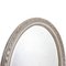 French Silver Leaf Oval Mirror, 1800s 4