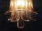 Italian Murano Glass Sconces with Amber Glass Petals, 1983, Set of 2 8