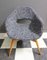 Black & White Fabric Shell Chair by Miroslav Navratil, 1960s 4