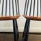 Ilmari Tapiovaara Style Spindle Back Dining Chairs, 1960s, Set of 4 10