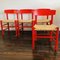 Danish J39 Dining Chairs by Børge Mogensen, 1970s, Set of 2, Image 10
