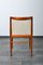 Walnut Dining Chairs with Velvet Upholstery from Benze Sitzmöbel, 1960s, Set of 4 6