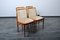 Walnut Dining Chairs with Velvet Upholstery from Benze Sitzmöbel, 1960s, Set of 4, Image 2