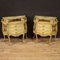 Venetian Lacquered, Gilded & Painted Sideboards, 1970s, Set of 2 1