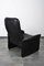 Black Leather DS50 Armchair from de Sede, 1980s 5