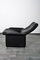 Black Leather DS50 Armchair from de Sede, 1980s 7