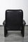 Black Leather DS50 Armchair from de Sede, 1980s 3