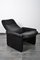 Black Leather DS50 Armchair from de Sede, 1980s 8