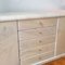 Large American Marbled & Lacquered Cream Sideboard, 1980s 4