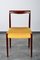 Rosewood Dining Chairs with Velvet Upholstery from Lübke, 1960s, Set of 6 3