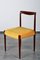 Rosewood Dining Chairs with Velvet Upholstery from Lübke, 1960s, Set of 6 1