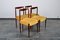 Rosewood Dining Chairs with Velvet Upholstery from Lübke, 1960s, Set of 6 7