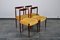 Rosewood Dining Chairs with Velvet Upholstery from Lübke, 1960s, Set of 6 2