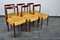 Rosewood Dining Chairs with Velvet Upholstery from Lübke, 1960s, Set of 6 10
