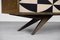 Mid-Century Scandinavian Birch Sideboard with Hand-Painted Pattern, 1960s 14