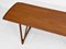 Mid-Century Danish Teak Coffee Table with V Shape Supports & Lipped Top Edge, 1960s 5