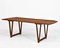 Mid-Century Danish Teak Coffee Table with V Shape Supports & Lipped Top Edge, 1960s 1