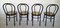 Iron Bistro Chairs from Tomaino, 1980s, Set of 4, Image 5
