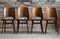 Beech Veneer 514 Dining Chairs by Radomir Hofman for TON, 1950s, Set of 4 13